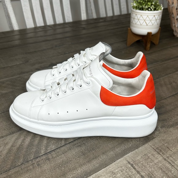 Alexander McQueen Other - Alexander McQueen Oversized orange low-top sneakers size 10.5